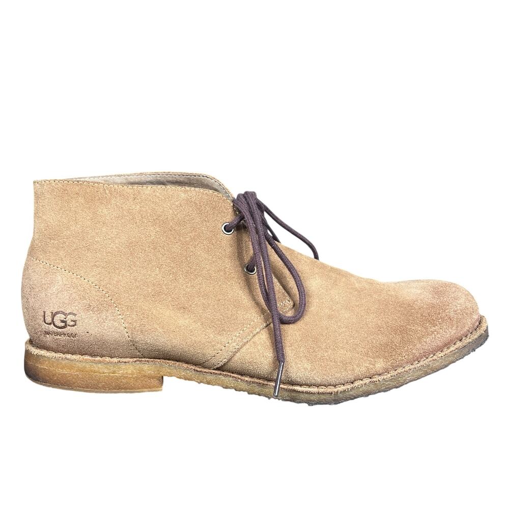 UGG Men’s Classic Brown Suede Lace-Up Chukka Boots Size 12